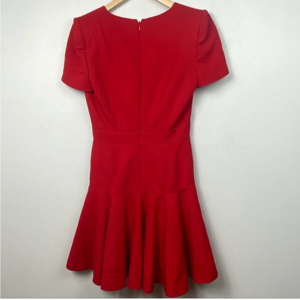 Alexander McQueen Wool Silk Fit Flare Dress 40 - Picture 2 of 8
